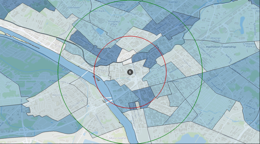 Trenton, New Jersey - Projected Population Growth Rate